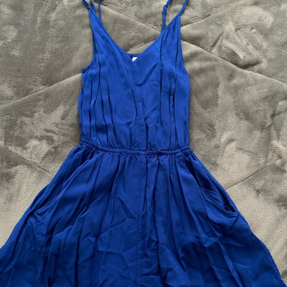 Cute, simple, blue romper